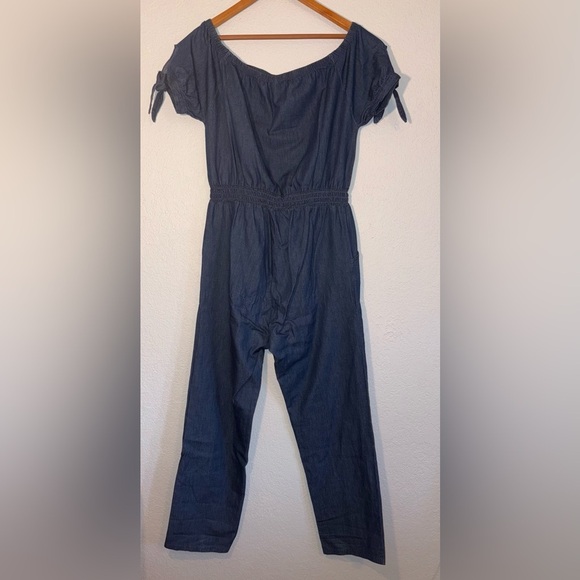 derek ♥️ heart jean jumpsuit size L - Picture 2 of 5